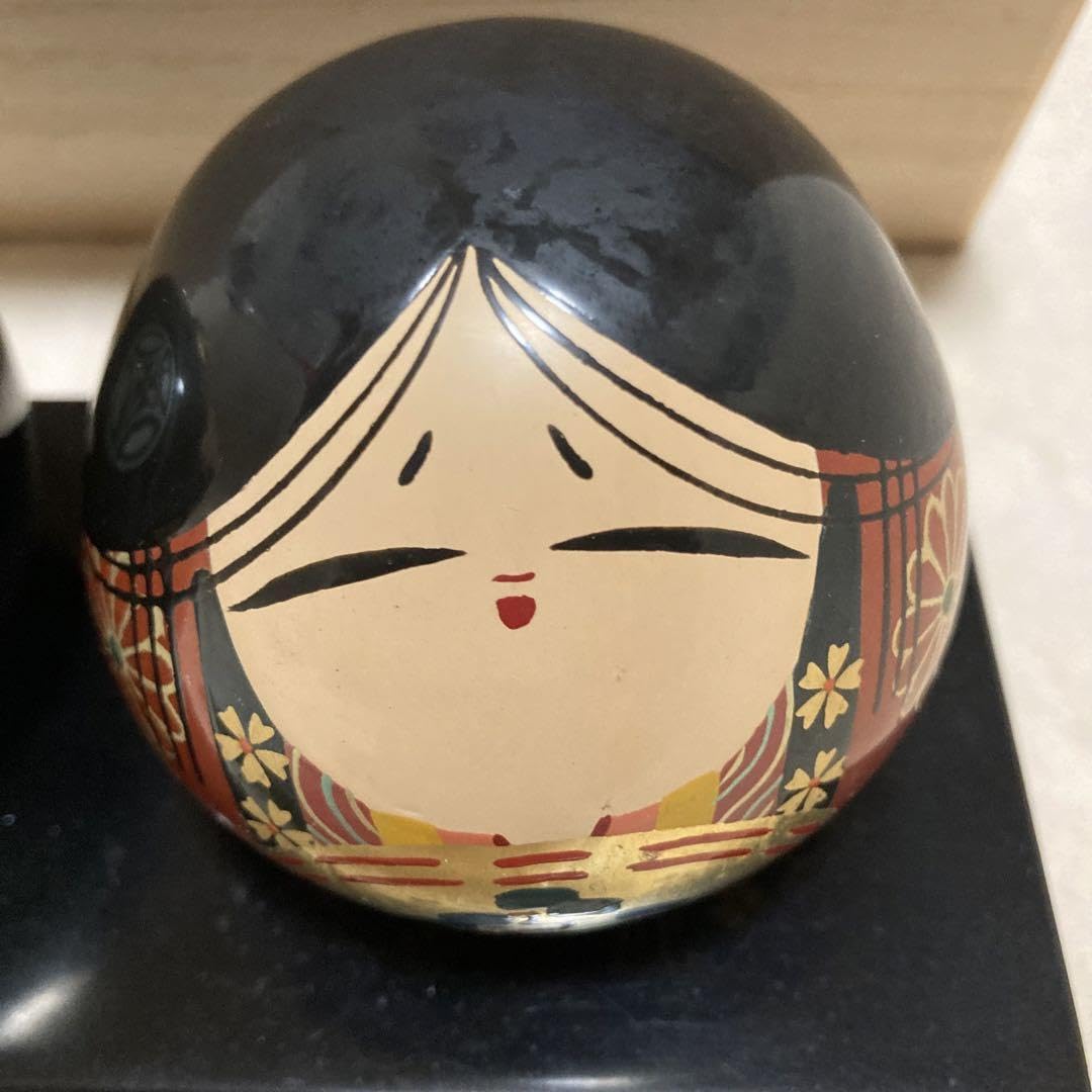 Amazon | 牧野大内塗 大内人形 大きいサイズ 雛人形 金箔 漆塗り